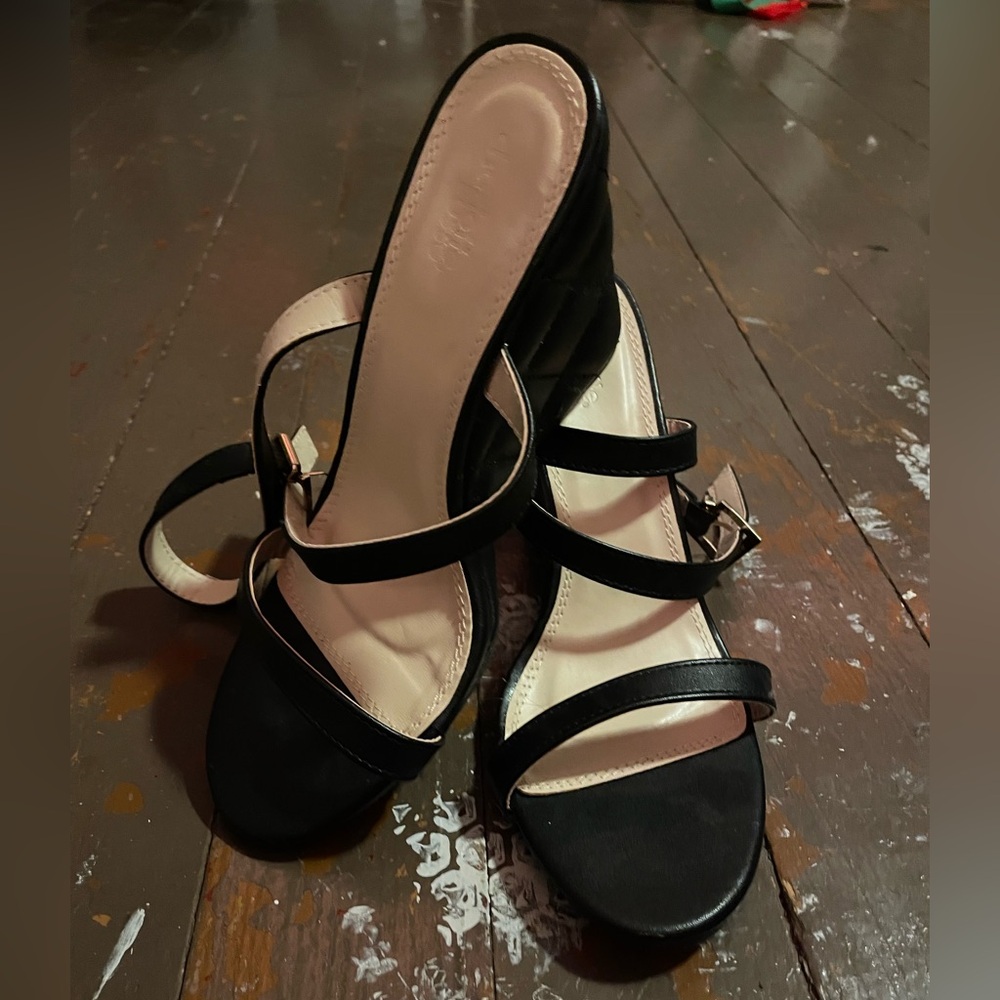 black women’s wedge heels